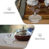 Kichvoe Glass Teapot Lid Replacement, Clear Accessory for Home Kitchen Teapots, 2.55x2.55x1.77in, Fits 400ml Glass