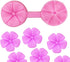 Flower Silicone Mold, Food-grade Silicone Mold for Chocolate Candy Ice Cupcake Decoration, Small Flower Shape