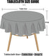 70" 70") Smiry Round Table Cloth, Waterproof Heavy Duty Vinyl Tablecloths, Wipeable Washable Table Cover for Kitchen