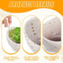 Rimigood Handmade Ceramic Herb Stripper Bowl-Ceramic Herb Peeling Bowl Kitchen Herbs Leaf Stripping Tool Pottery Herb