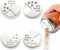 Delta Loom Adjustable Spice Shaker Lids for Mason Jars | 4 Pack Plastic Seasoning
