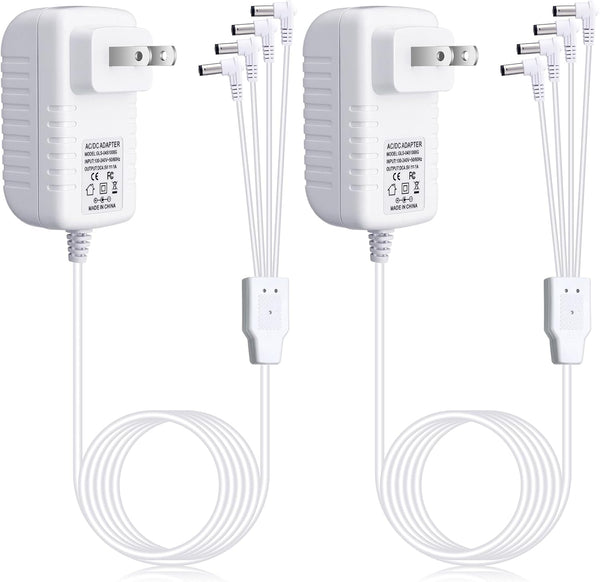 Umigy 2 Pcs 4.5V Power Adapter for Lemax Lighted Accessory, AC DC Power Adapter