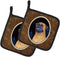 Caroline's Treasures SS8672PTHD Bullmastiff Pot Holders Set, Kitchen Heat Resistant, 7 1/2 x 7 1/2