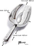 JBscoop 9.6 Inch Stainless Steel Heavy Duty Food Scoop, 8 Oz, Dishwasher Safe for Kitchen Bar Party Wedding