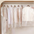DERIQ 20pcs 60 Inch Plastic Garment Bag, Clear Dry Cleaner Bags for Clothes Cover, Laundry Bags for Storage