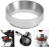 1pc Espresso Dosing Funnel, Aluminum Coffee Dosing Ring for Home Coffee Bar (51mm, Silvery)