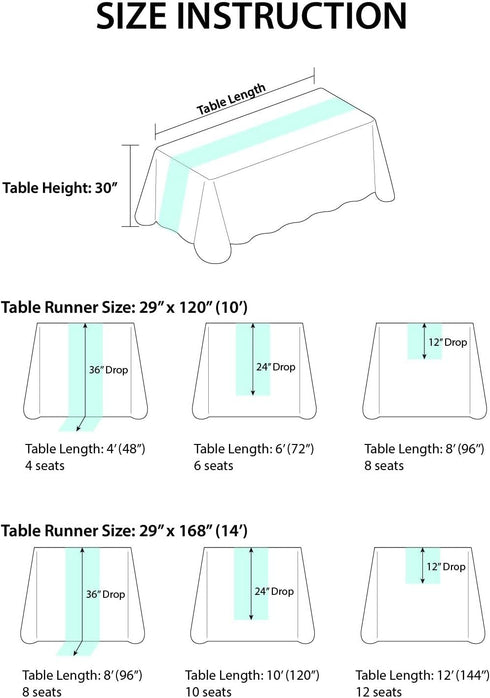 Ling's Moment 14Ft Terracotta Sheer Chiffon Table Runner with Silver Sparkle for Wedding Rustic Boho Party Decor