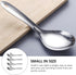 Hemoton 4Pcs Stainless Steel Rice Spoon Set, Non-Stick Rice Paddle, Cooking Spoon for Home Kitchen, Soup Spoons