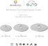Homestia Splatter Screen for Kitchen - 304 Stainless Steel Fine Mesh Grease Splatter Guard, 13” Diameter