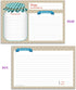 Neatz Mason Jar Recipe Cards - 50 Double Sided Cards, 4x6 inches, Thick Card Stock