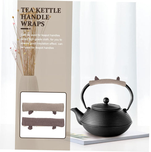 YARNOW 2pcs Grip Gloves, Oven Protector for Microwave Cookware, Anti-scalding Handle Sleeve for Teapots