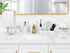Countertop 5 Luxspire Electric Toothbrush Holders, Bathroom Organizer Caddy Slots Resin Large Toothbrush Holder Caddy