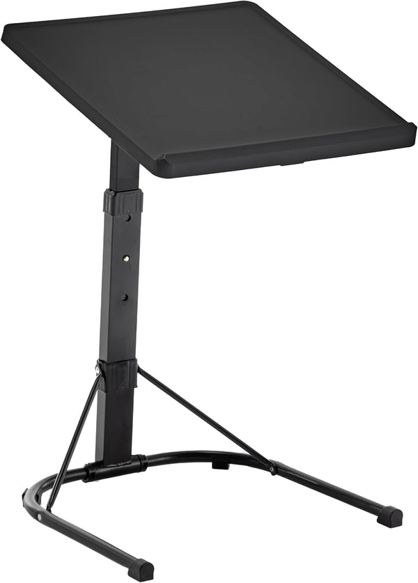 BTEXPERT Folding TV Tray Table Tray Foldable 3 Adjustable Height & Tilt