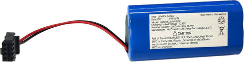 Dana Trading Replacement Robot Vacuum Rechargeable Battery - 9.6V LiFePO4 Lithium-Ion Battery for PUCRCX70 Robot Vacuum