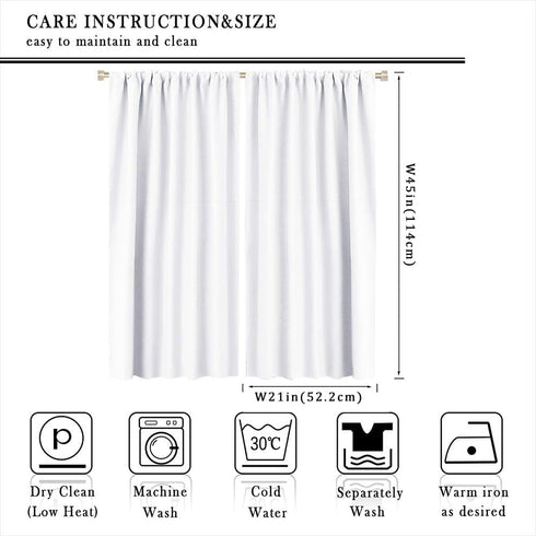 45" 42" Bookshelf Skull Blackout Curtains for Bedroom Living Room, Gothic Library Candles Book Floral Thermal Insulated