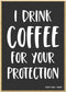 Honey Dew Gifts Funny Coffee Themed Refrigerator Magnet, 2.5 Inches by 3.5 Inches