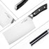 7 Inch Cleaver Knife, Chinese Chopping Knife Cleaver, Sharp Meat Cleaver for Meat Cutting, German Steel & Ergonomic