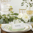 Kate Aspen Eucalyptus Floral Tent Place Cards (Set of 50) - Sage Green Party Decorations for Baby & Bridal Showers