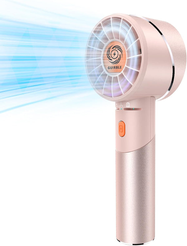 Handheld Fan, Portable Turbo Fan, Powerful Personal Fan with 7000rpm High-Speed Motor for Travel Outdoor Gift
