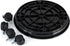 Skelang 11.8" 125 Lbs Plant Caddy, Plant Pallet with Brake Wheels, Moving Plant Pot Saucer, Plant Roller Dolly