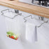KABAKE 2 Pack Stainless Steel Trash Bag Holder, Garbage Storage Bags Rack, Hanging Garbage Bag Storage Organizer Rack
