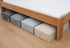 39.4" Ultra-Length Foldable & Washable Underbed Storage Organizer - Ideal for Clothing, Shoes, Bedding (Black Gray)