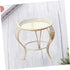 White Multifunctional Pot Stand, Planter Base and Display Plant Rack for Indoor Balcony and Garden Use