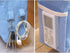 Home Multifunctional Bedside Hanging Bag College Dormitory Bedside Cloth Hanging Basket Bed Clutter Sorting Storage Bag