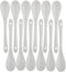 Porcelain Egg Spoons Set of 12, Ceramic Spoons for Soft-Boiled Eggs, Coffee, Tea, Desserts