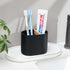 rejomiik Thick Resin Toothbrush Holders, Bamboo Bathroom Countertop Organizer for Toiletries and Beauty Accessories