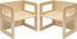 FUNLIO Height Adjustable Montessori Weaning Chair for Age 1-3, Quality Solid Wooden