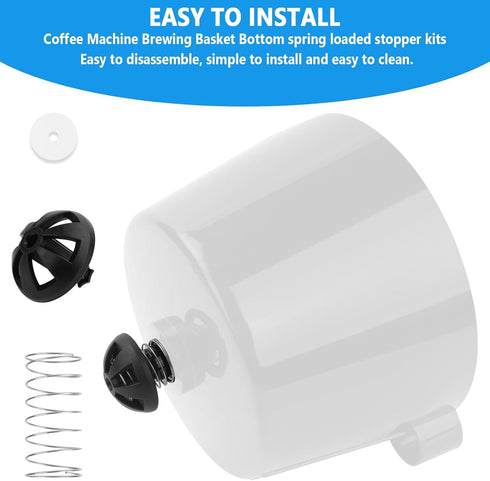 Coffee Machine Brewing Basket Bottom Spring Loaded Stopper Kits for Black+Decker Coffee Makers