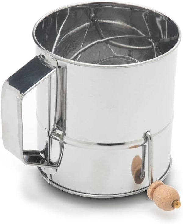 Fox Run Flour Sifter, Stainless Steel, 3-Cup