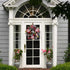 Artificial Peony Hydrangea Flower Door Wreaths, Spring and Summer Floral Wreath for Home, Wedding Decor 35cm