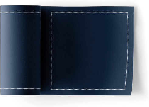 Cotton Cocktail Napkin, 4.5 x 4.5 in, Petrol Blue, 50 Units per Roll