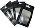 PABCK 100 Pieces Resealable Airtight Matte Window Zipper Lock Bags, 2.3x3.9 inch (Inside Size 1.9x2.5 inch) for Food
