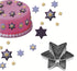 Mziart Star Cookie Cutter Set - 10 Piece Assorted Sizes, Stainless Steel Six-Pointed Shapes for Biscuits and Fondant