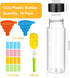 16 Pack 12 oz 350 ml) DI QIU REN Clear Plastic Bottles Empty Sensory Bottles with Caps Reusable Juice Bottles Drink