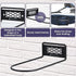 Set 6 -MK1068A J JACKCUBE DESIGN Black Metal Floating Shoe Display Shelves for Wall Mount, of Sneaker Showcase