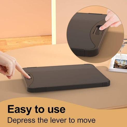 Kitchen Countertop Sliding Tray, Coffee Machine Sliding Tray, Organize Countertop Tray, 10.3'' W × 15.4''D