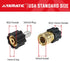 YAMATIC Pressure Washer Quick Connect Kit, M22 14mm Female to 3/8" Socket and M22-14mm Female to 3/8" Plug, Pressure Washer Quick Connect Fittings, Pressure Washer Gun Or Hose, 4000 PSI 2Pcs