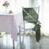 5pcs 6 x106 Efavormart Eucalyptus Sage Green Satin Chair Sashes Tie Bows for Wedding Events Decor Chair Bow Sash Party