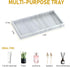 EG-SIPRO Bathroom Counter Tray, High-Grade Thickened Silicone Vanity Tray, Shatterproof Durable Rectangle for Countertop