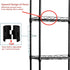 REGILLER 6 Wire Shelving Steel Storage Rack, Adjustable Unit Shelves for Kitchen, Bathroom, Closet