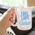 Vintage 1984 - Fun 40th Birthday Coffee Mug Gifts for Men & Women, Retro Large 15oz White Ceramic Mug