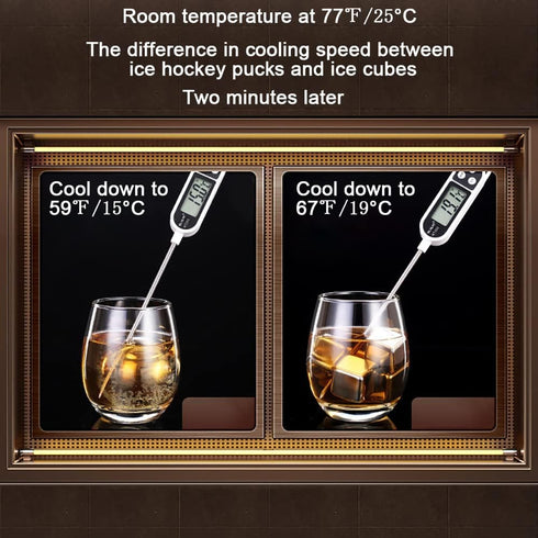Whiskey Balls Reusable Stainless Steel Metal Ice Sphere Cubes, Beverage Chilling Rocks for Red Wine, Bar Beer, Scotch,