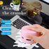FineInno Mini Crumb Vacuum Cleaner, Portable Desktop Sweeper for Home, Office, Cars, Pet Hairs (No Battery)
