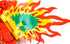 AMS 3D Chinese New Year Paper Dragon Garland Hanging Decoration for New Year Party (39 inch)