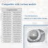 8PCS WE3M51 WE3M52 Clothes Dryer Replacement Kit, Teflon and Nylon Drum Bearing Slide