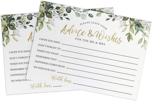 Set 5 50 Printed Party Bridal Shower Game Fun Games and Activities for Guests, Includes Bingo, Trivia, and Advice